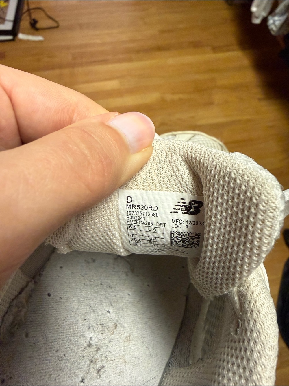 New Balance 530 White Stoneware Linen - Picture 10 of 10